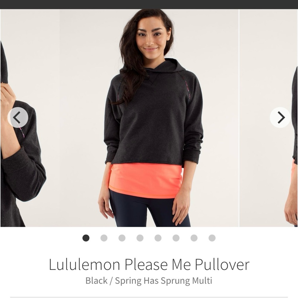 Lululemonn Please Me Pullover size 8